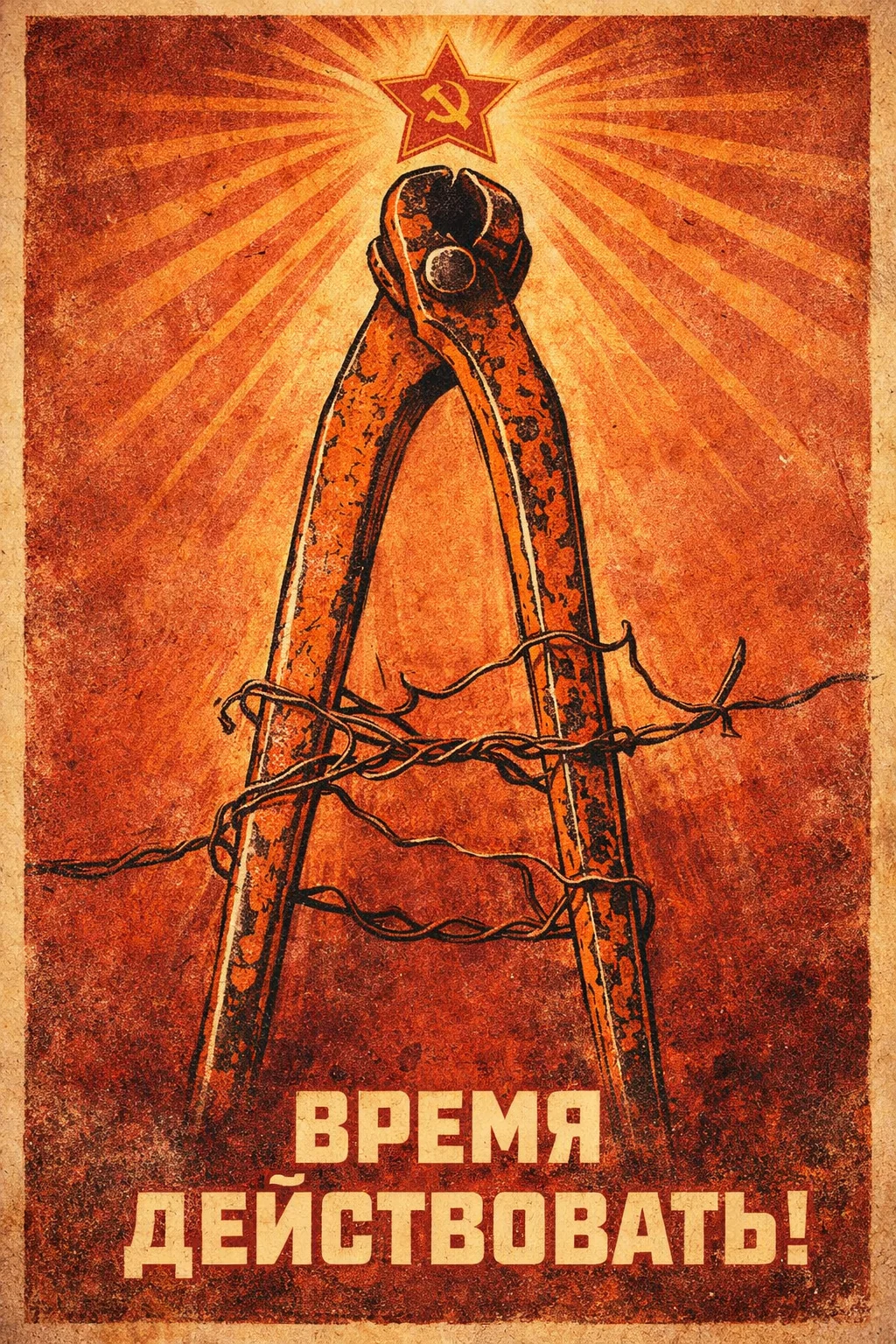 [OC][AI Art] Industrial Elegance – Soviet Poster Style" picture 1 of 1