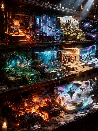 The Forbidden Shelf of Forgotten Worlds'