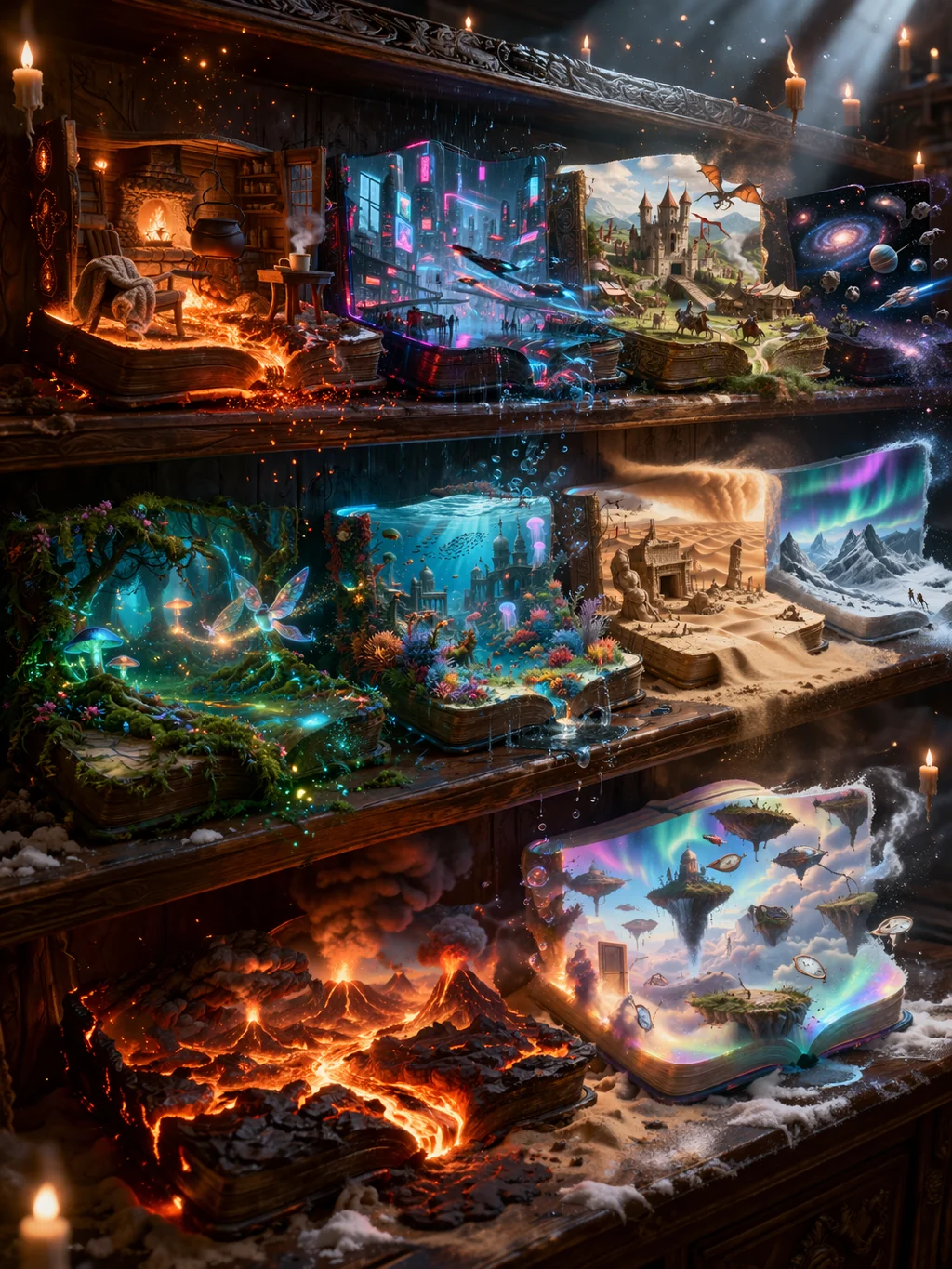 The Forbidden Shelf of Forgotten Worlds picture 1 of 1