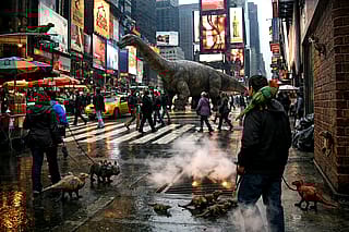 Just Another Day in Times Square'