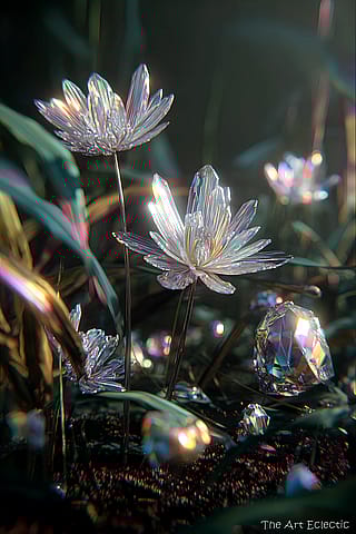 Good Morning to my crystalline friends - Diamonds That Learned to Bloom'