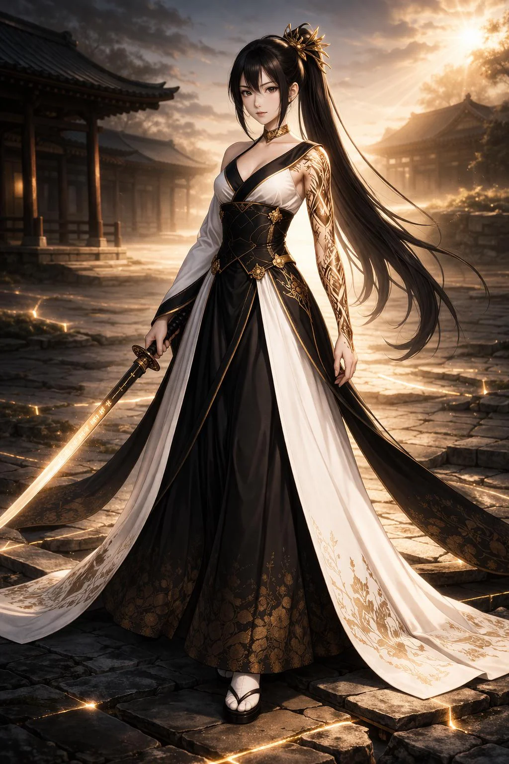 Swordswoman with a strange effect on reality (OC, AIG) picture 1 of 1