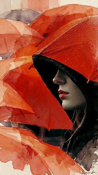 An Untold Story Beneath the Umbrella / Phone Wallpaper Archives'