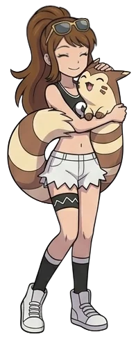 Skye and her Furret picture 1 of 1