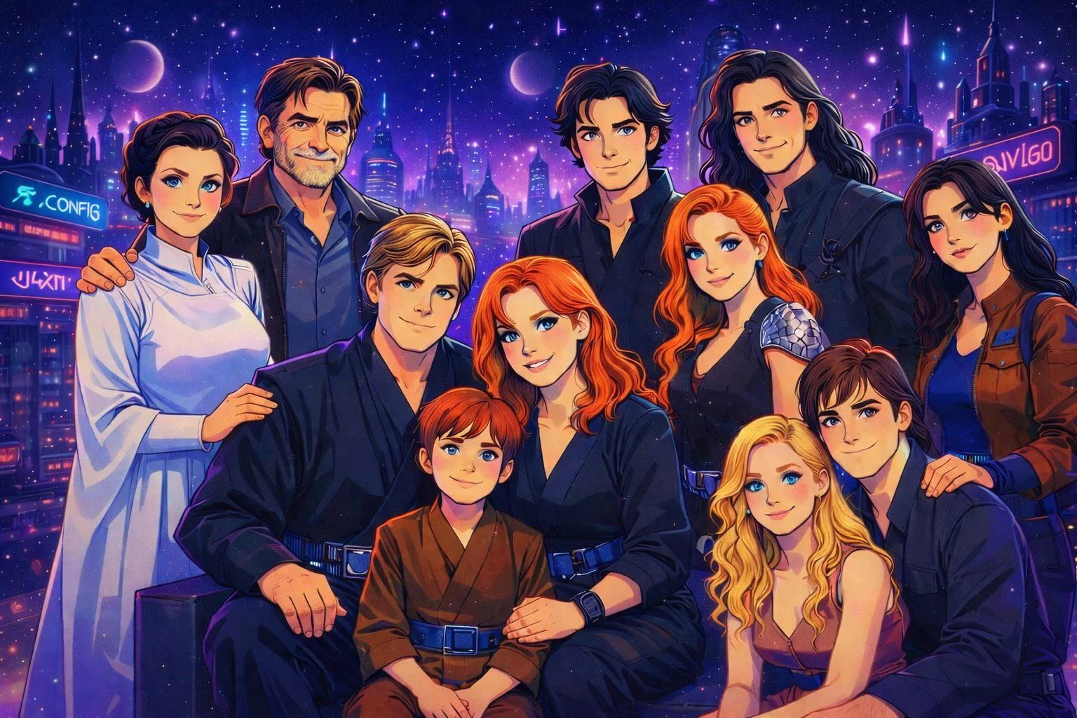 Skywalker-Solo family picture 1 of 1