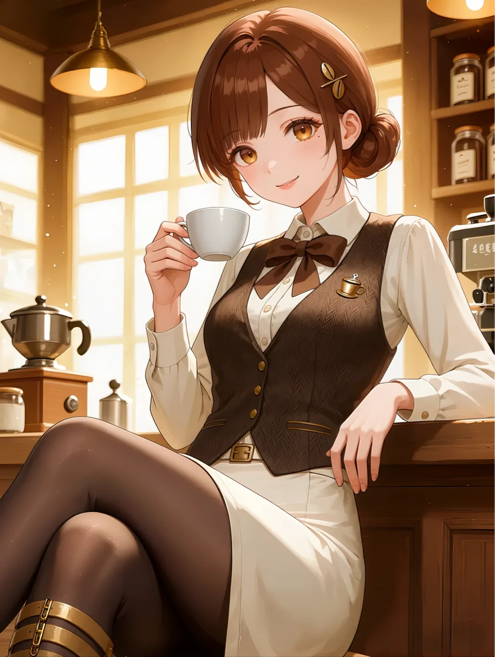 Welcome to my cafe | Anime girl, Webtoon, アニメ, アニメの美女, AI美女 picture 1 of 1