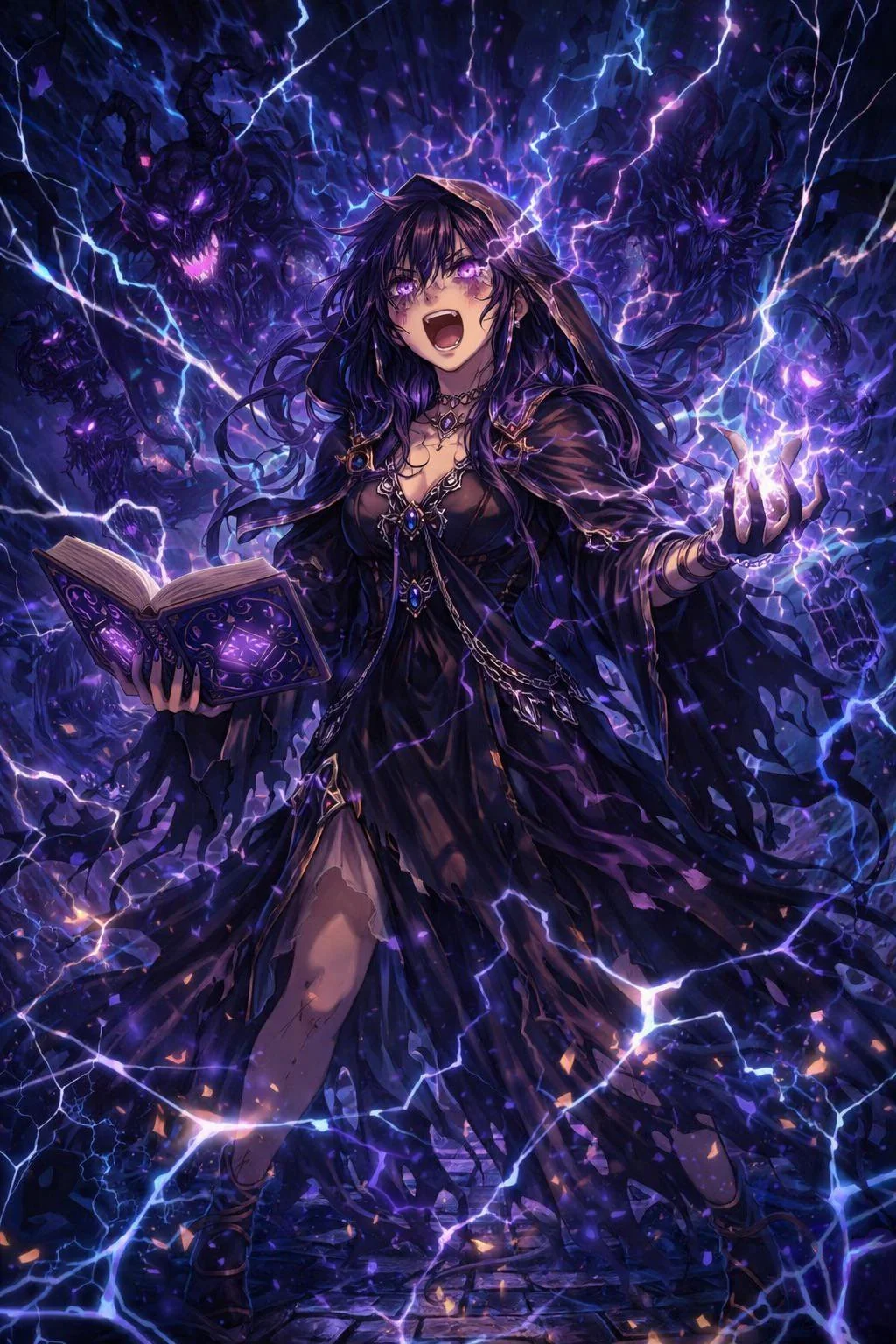 Dark magic user losing control? (OC, AIG) picture 1 of 1