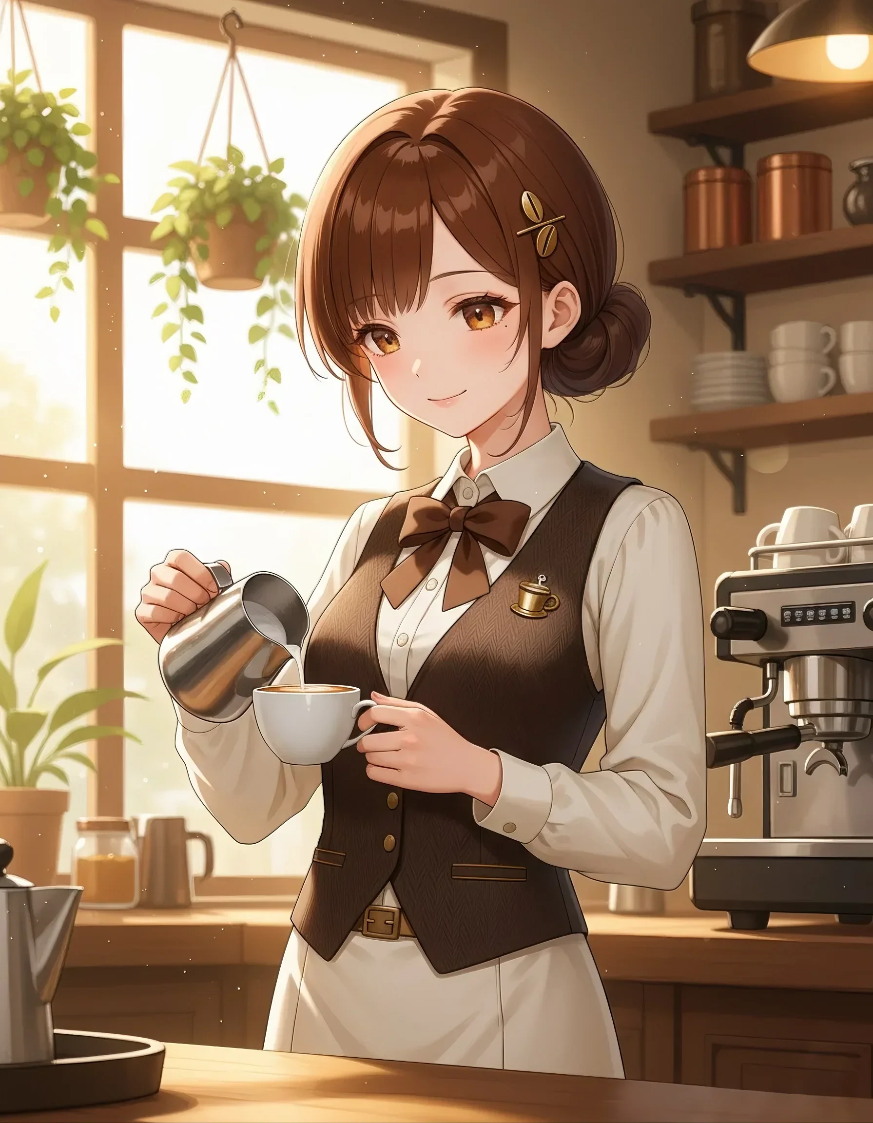 Welcome to my cafe | Anime girl, Webtoon, アニメ, アニメの美女, AI美女 picture 1 of 1