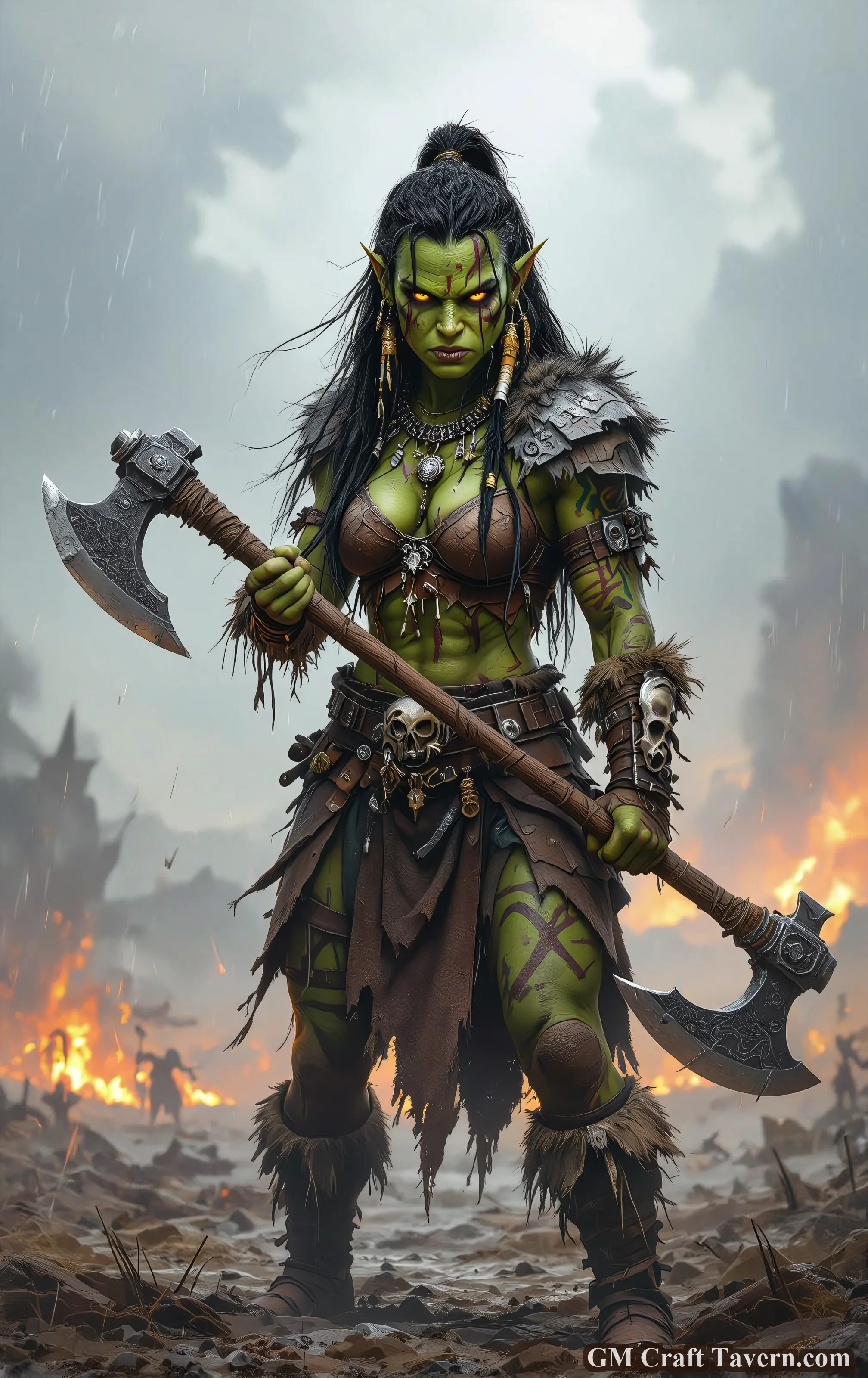 Orc Barbarian on the Battlefield picture 1 of 1