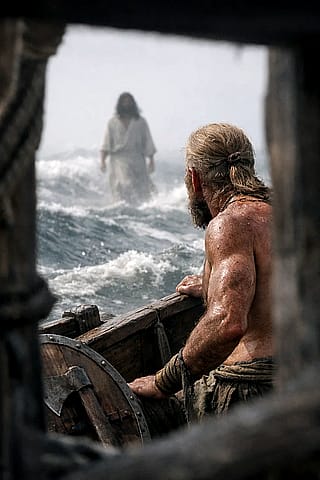 A peculiar sight in the Northern Sea'