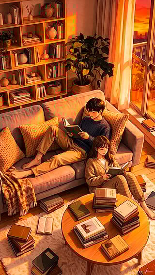 A Perfect Day for Reading / Phone Wallpaper Archives'