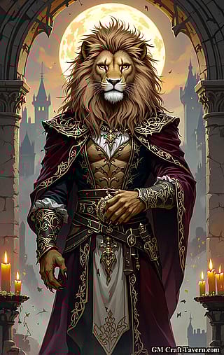 Proud Leonin of the Moonlit Realm'