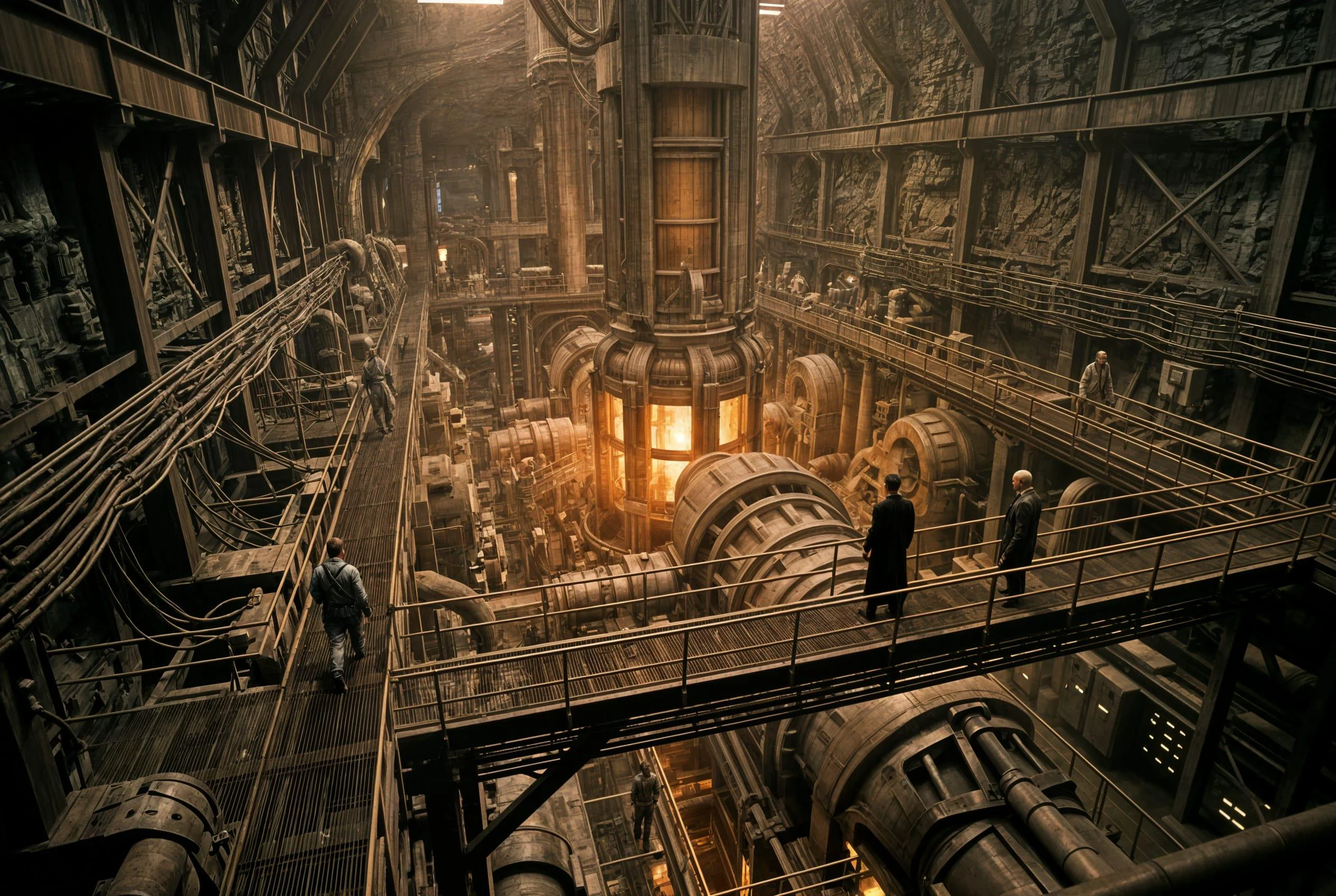 The subterranean engineering level of Zion in the movie "The Matrix Reloaded" picture 1 of 1