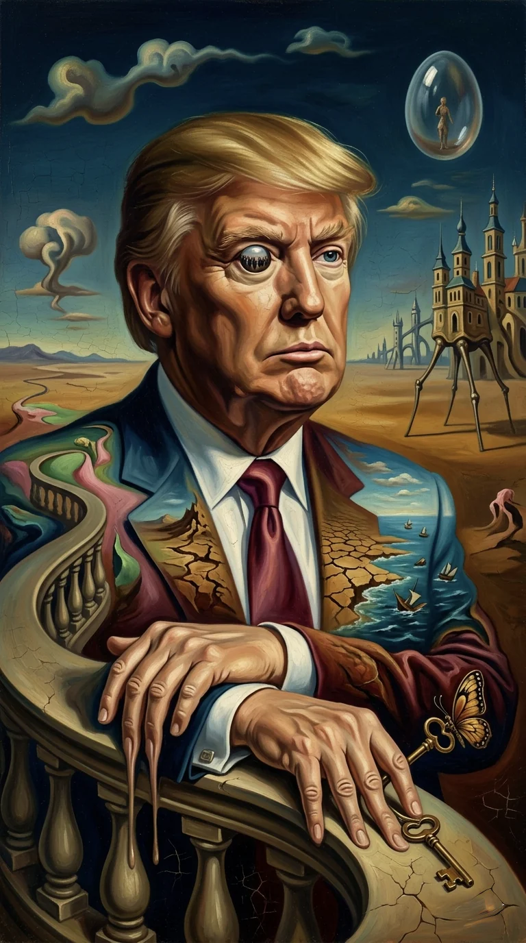 When Dalí Meets Trump: An AI Exploration of Political Surrealism picture 1 of 1