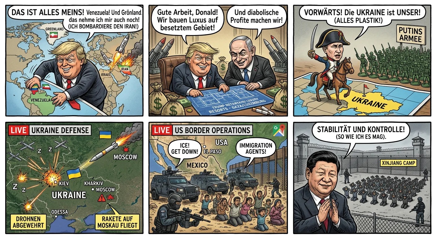 Hier die Satirische Weltpolitik Rundumblick picture 3 of 3