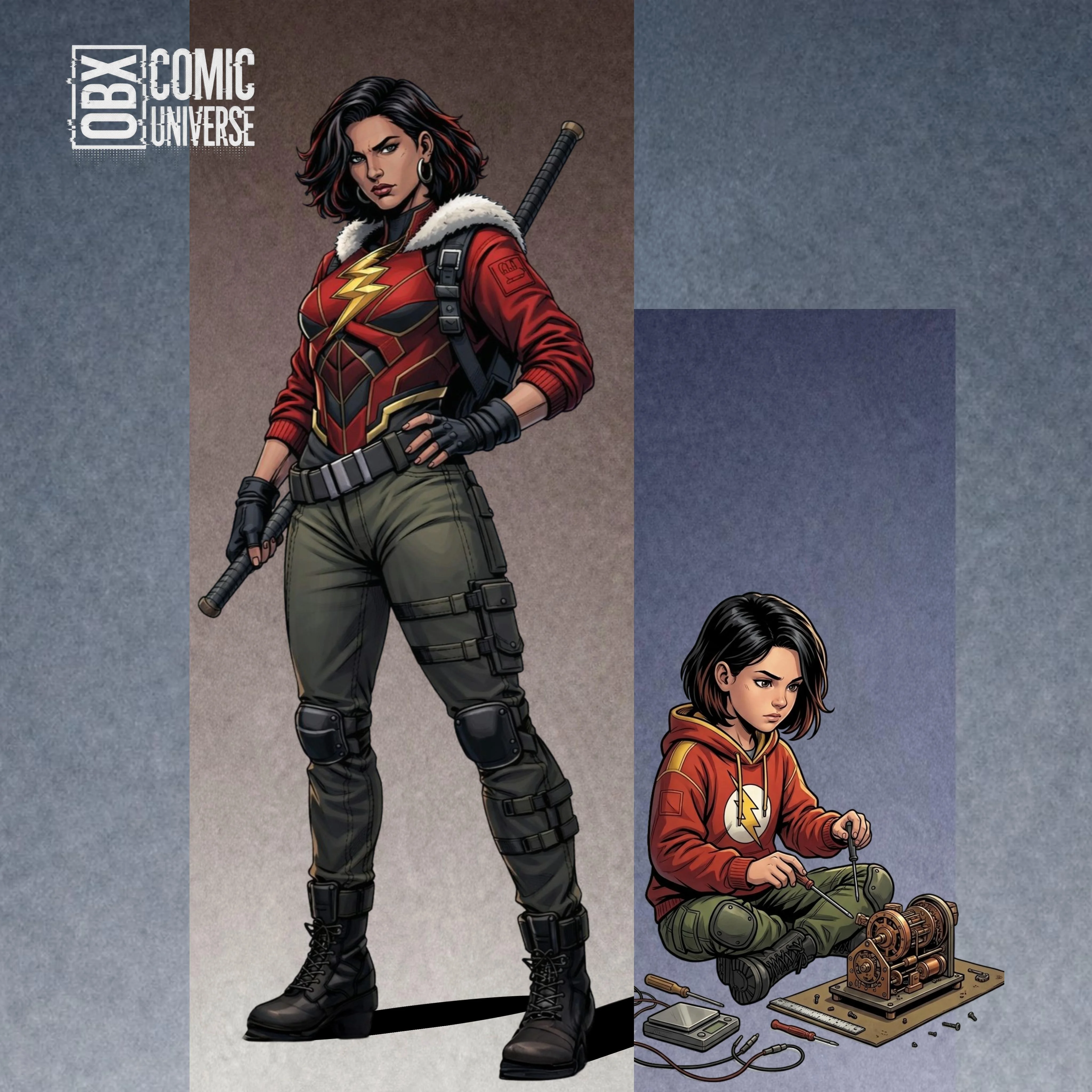 OBXComicUniverse - Introducing a new female superhero - THE FEATHER BOLT picture 1 of 1