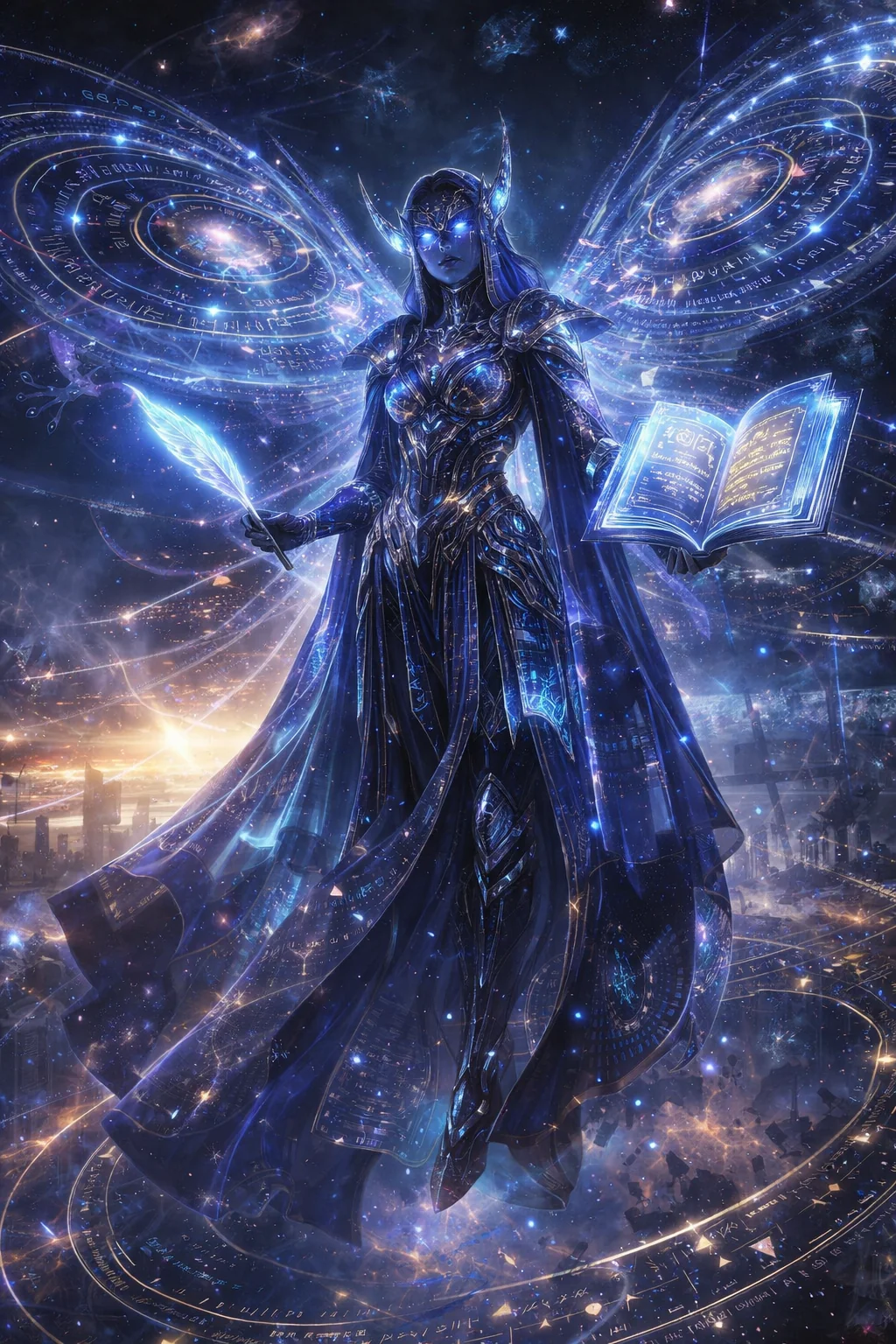 Lyra of the Infinite Draft, Valkyrie Chapter Master of the Order of the Star-Scribes in Bookhalla picture 1 of 1