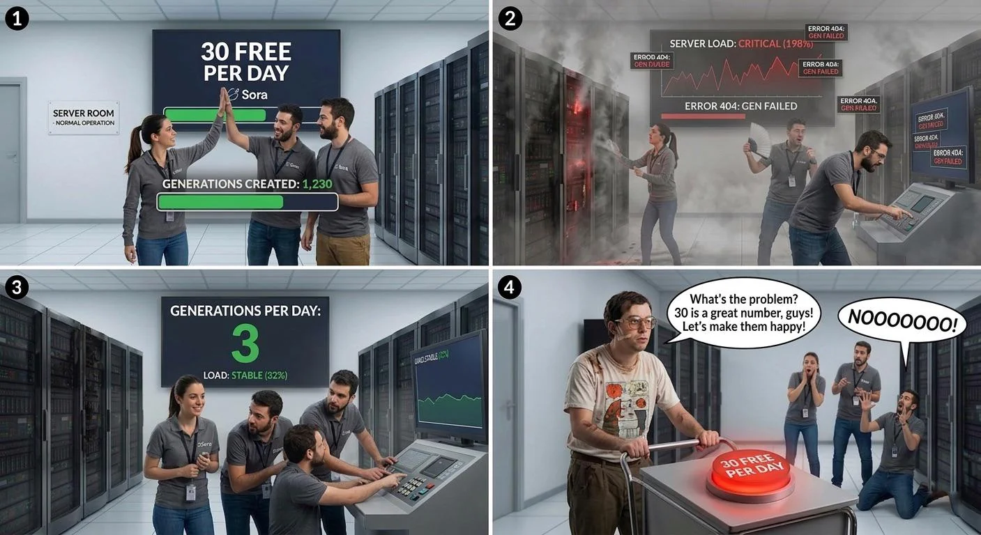 La situazione attuale della sala server di Sora. picture 1 of 1