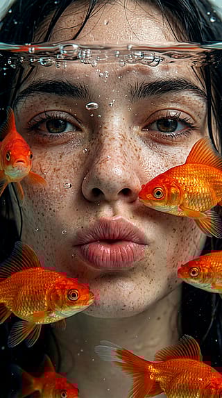 Trapped Between Two Worlds 🫧🐟'