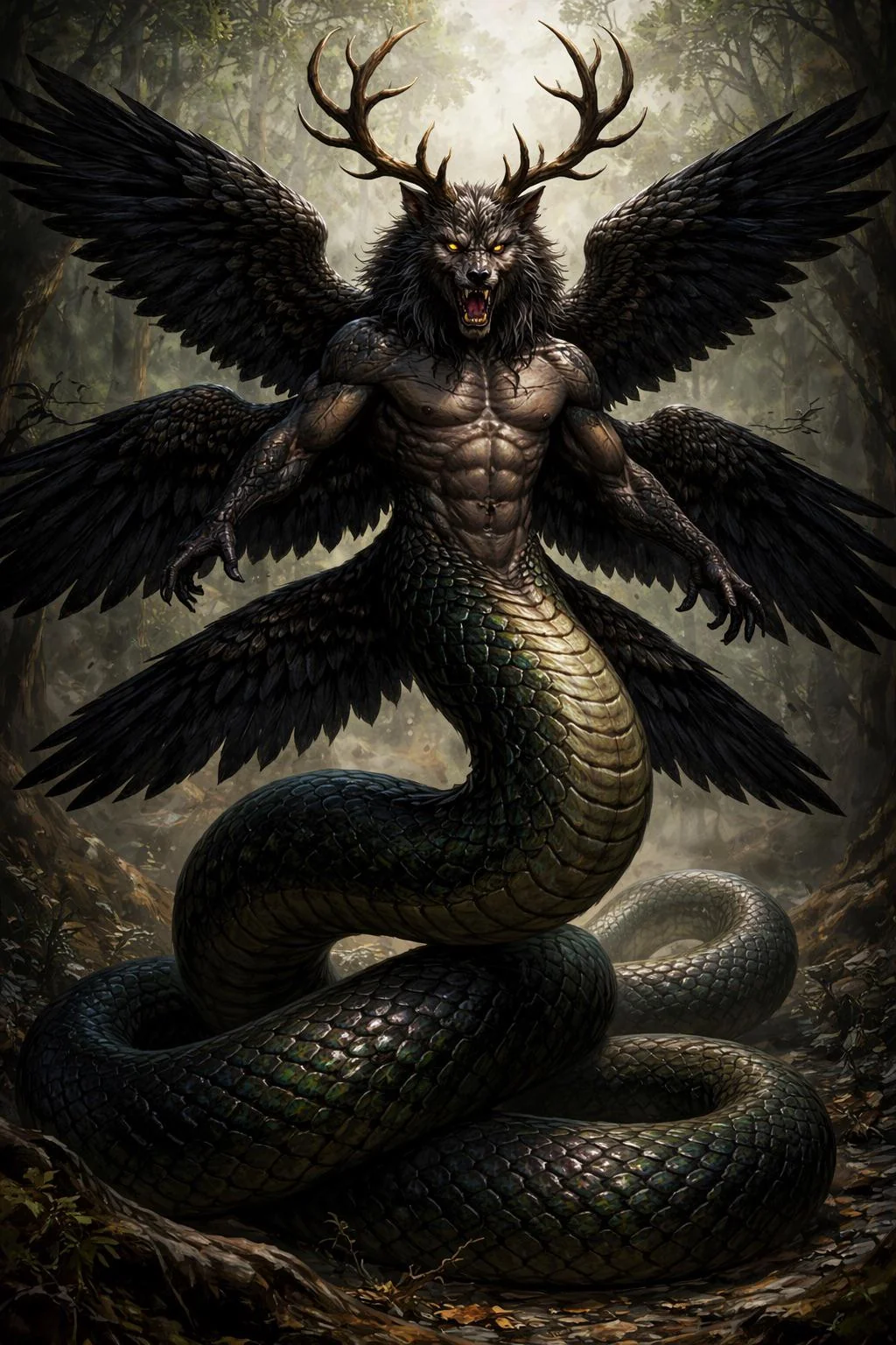 Lycocervus Serpentinus Corvipterus picture 1 of 1