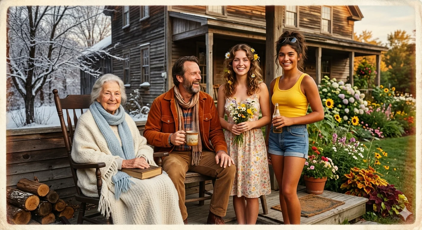 Four seasons as a Family picture 1 of 1