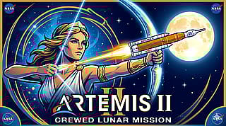 Artemis II graphic'