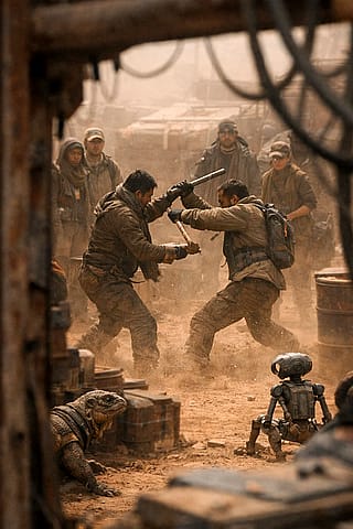 Scenes from the colonization of Mars'