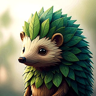 When you try to generate 3d unique hedgehog ❤️'