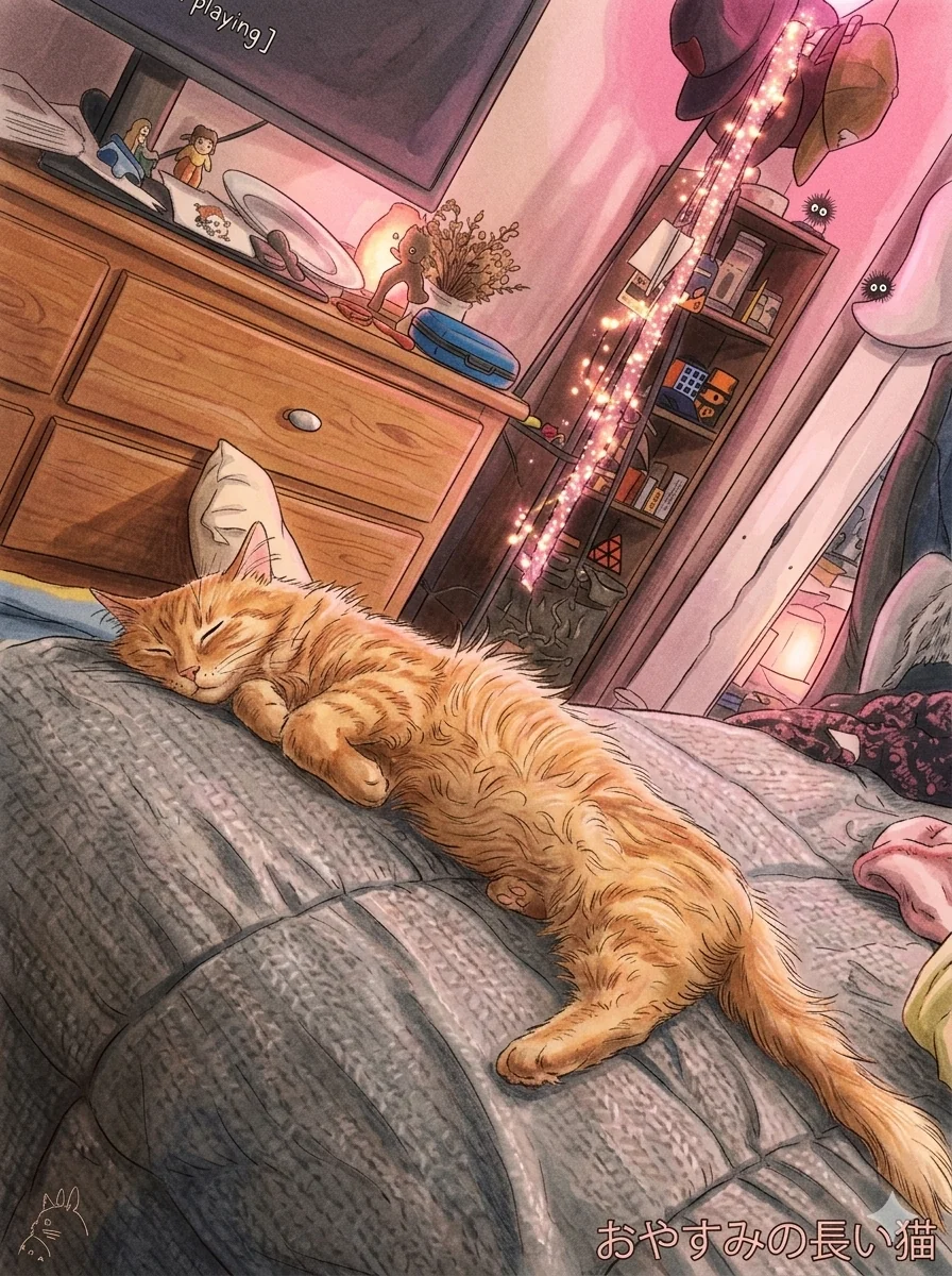 My cat if she was in studio gibli picture 1 of 1