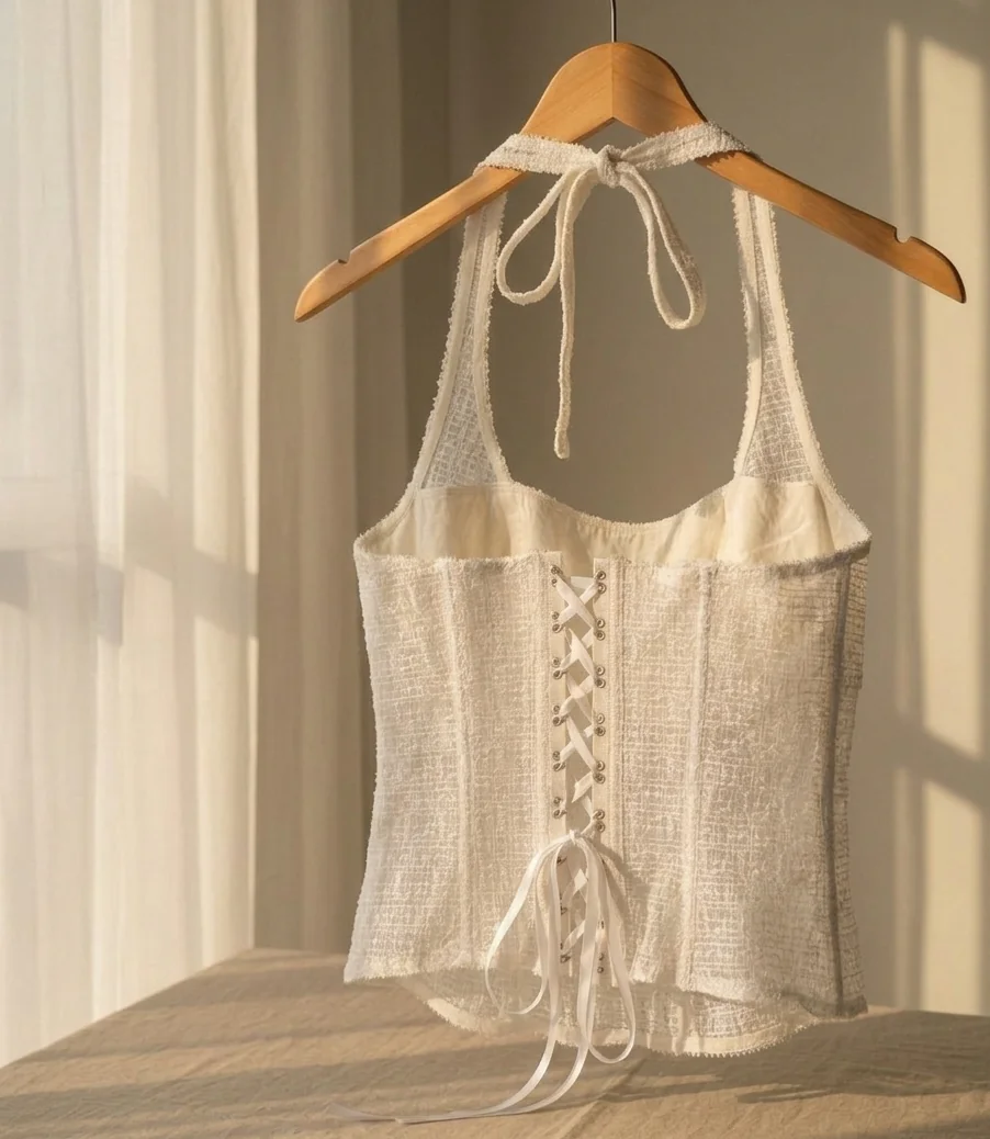 French Boucle Corset in Golden Hour picture 1 of 1