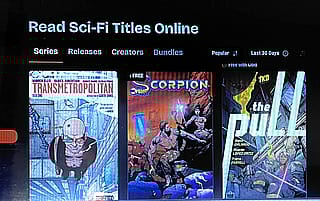 My indie comic "Scorpion" just hit #2 on GlobalComix—right between DC and TKO!'