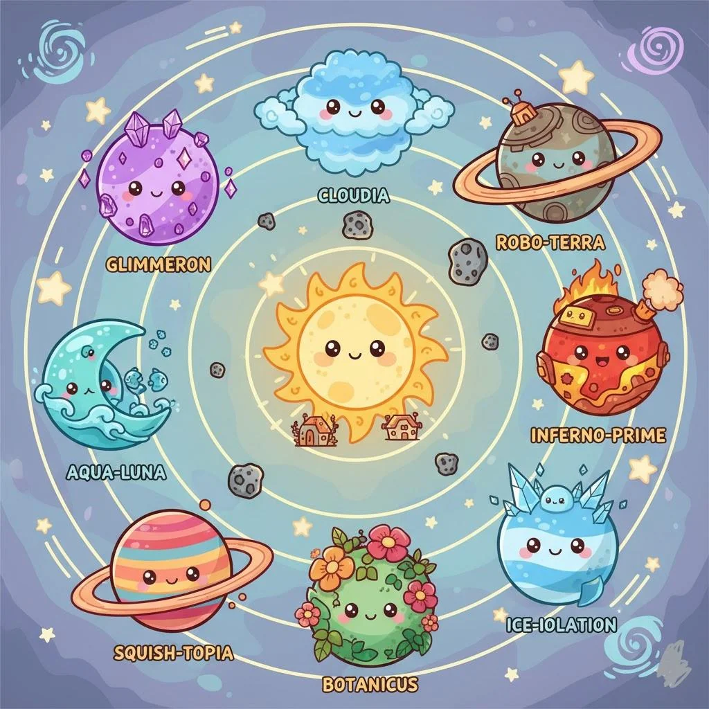 A Pretend Solar System picture 1 of 1