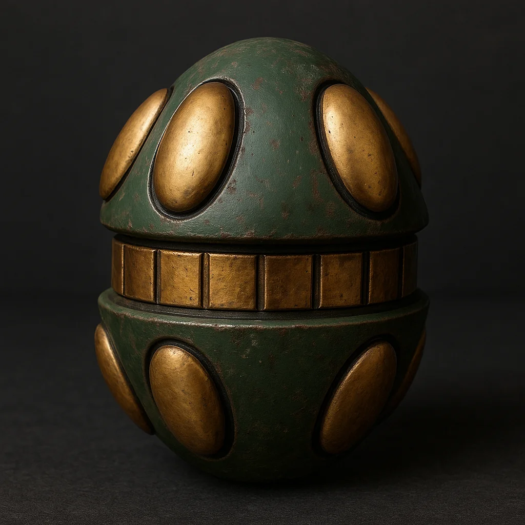 Bomberman Biological Egg and Mechanic Egg in real life picture 1 of 2