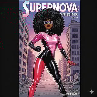 Imaginary comic book character'