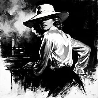 Noir retro movie posters'