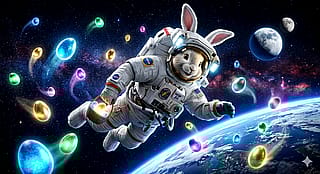 Happy Easter in Space'