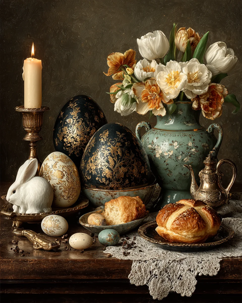 Caravaggio painting Easter — Midjourney V7 picture 1 of 9