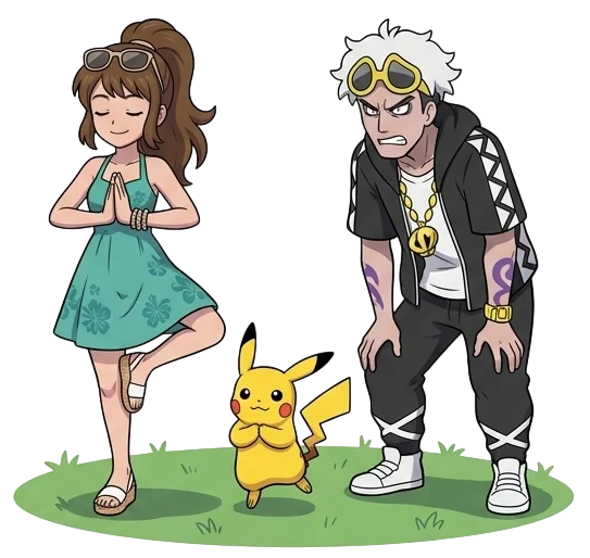Skye and Chupi (featuring Guzma) picture 4 of 9