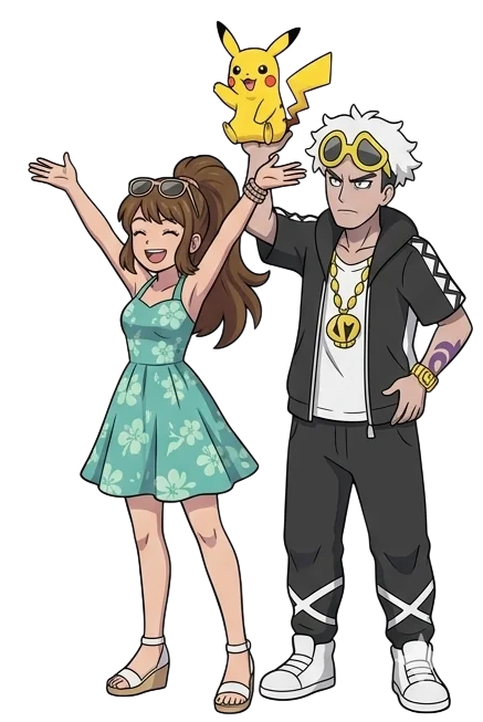 Skye and Chupi (featuring Guzma) picture 7 of 9
