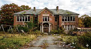 School rotting away'