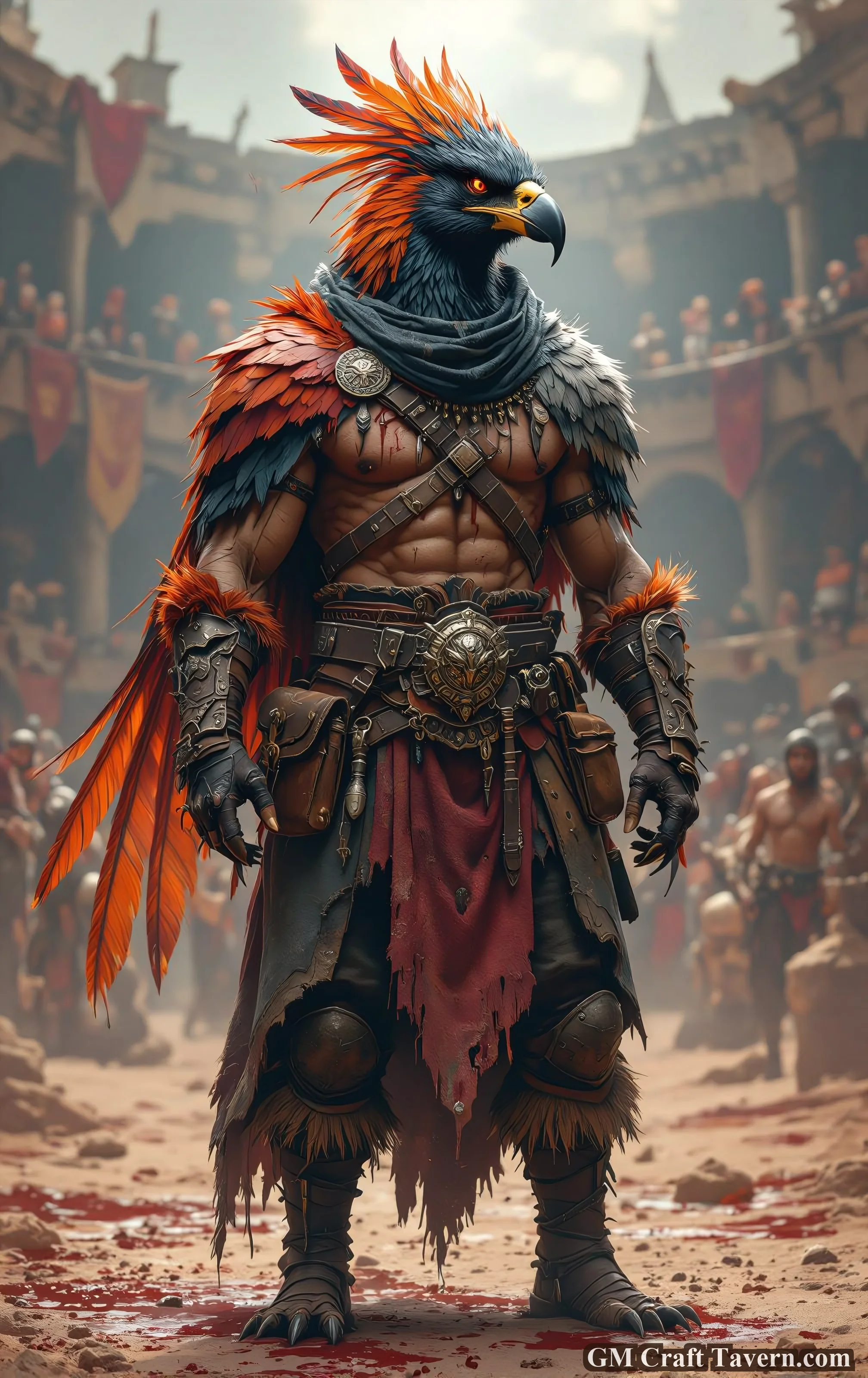 Aarakocra Gladiator Enters The Arena picture 1 of 1