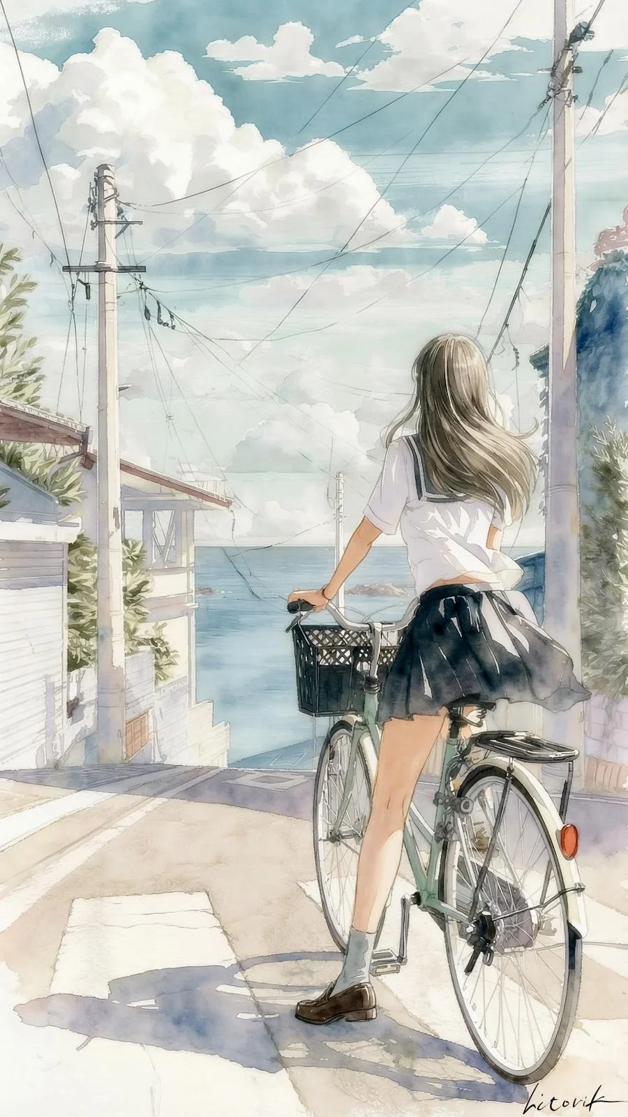 A Hill Touched by Ocean Wind / Phone Wallpaper Archives picture 1 of 1