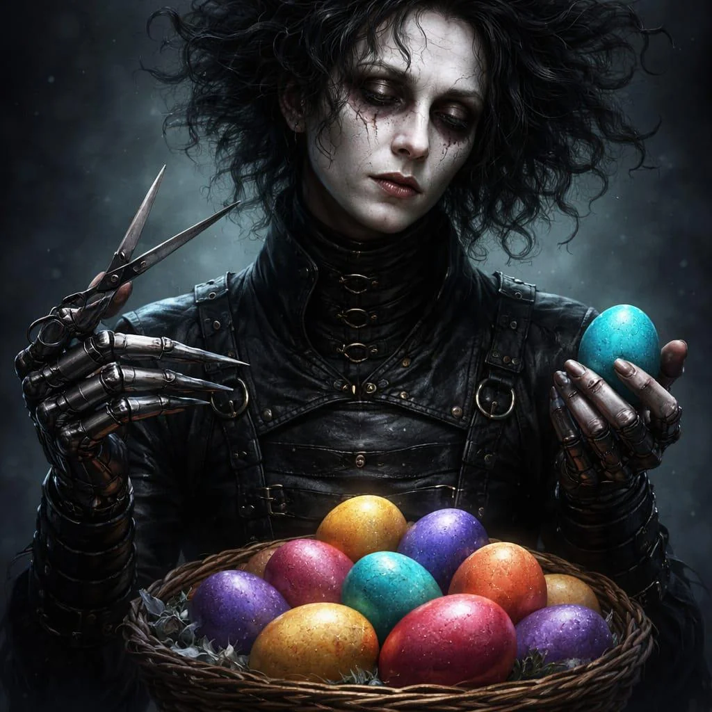 Edward & Easter Eggs... picture 1 of 1
