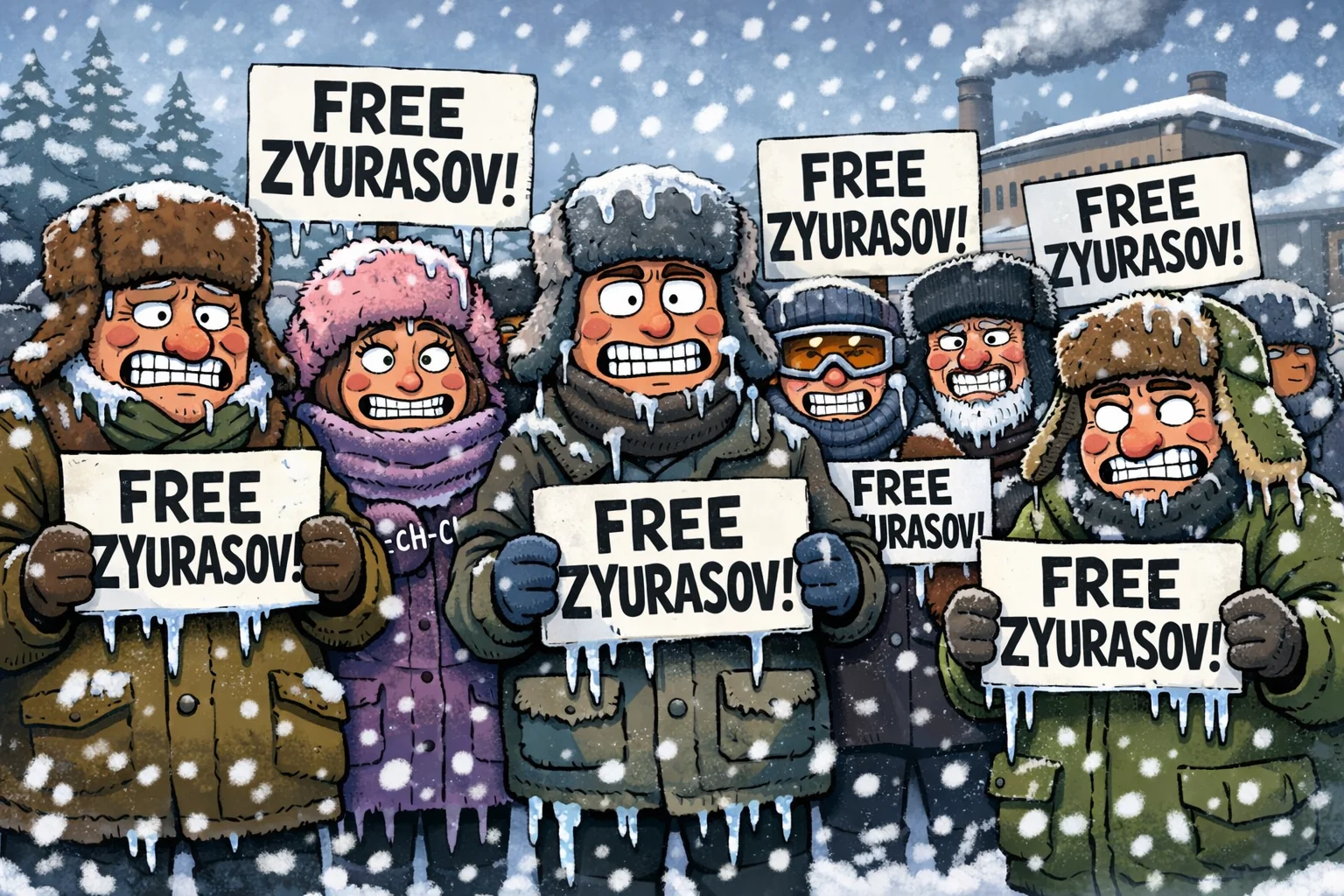 Siberian protesters be like picture 1 of 1