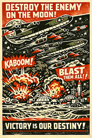 Latest poster from dictator #47.'