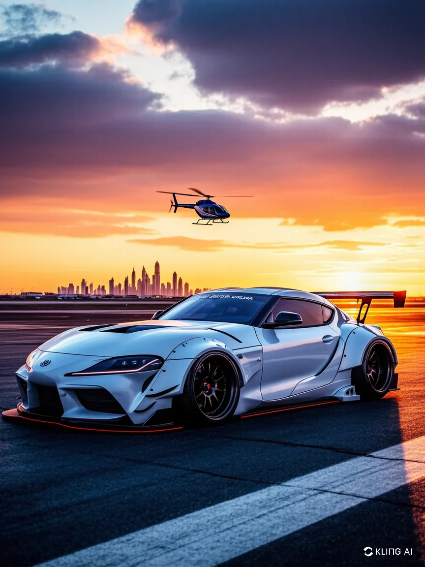 Sport Car and Helicopter picture 4 of 8