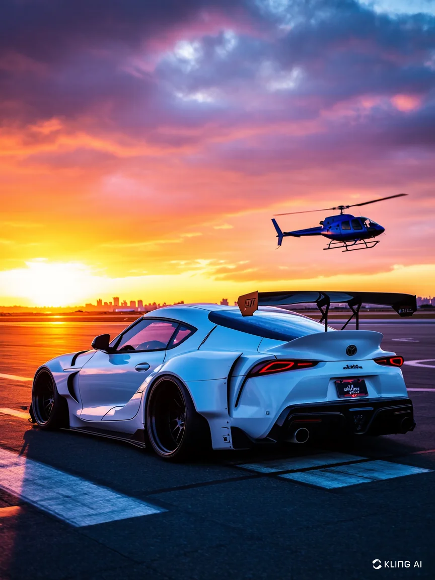 Sport Car and Helicopter picture 8 of 8