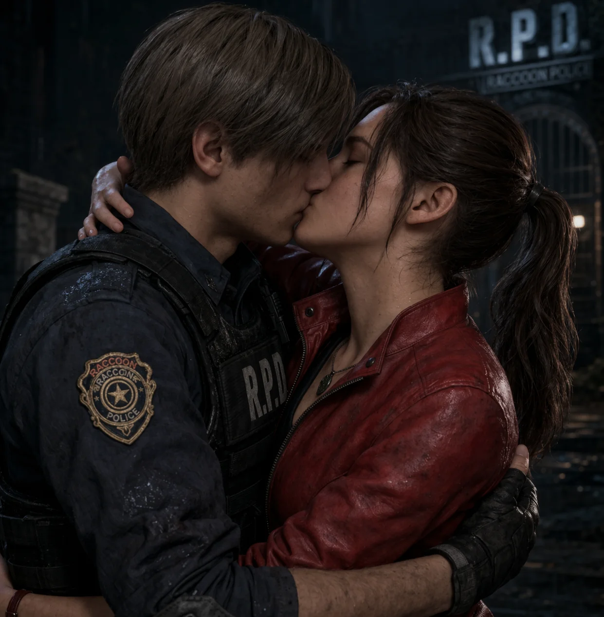 My leon x claire art, took me alot of prompting to get it right honestly picture 1 of 1