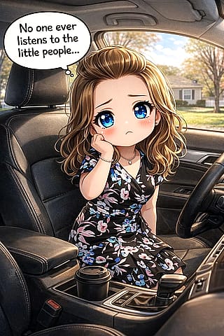 Based on my girlfriend’s younger sister. She always says this when she tries to talk.'