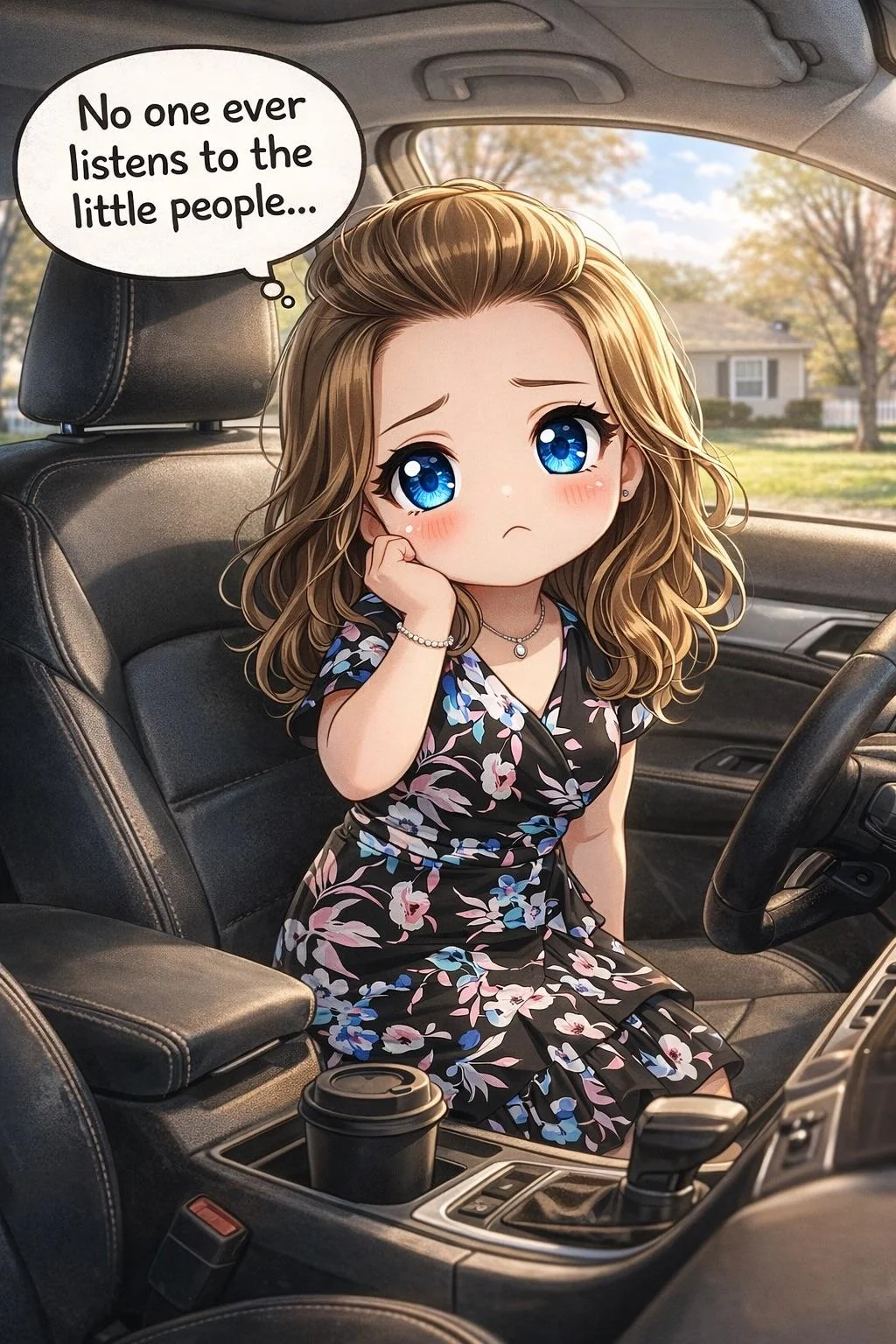 Based on my girlfriend’s younger sister. She always says this when she tries to talk. picture 1 of 2